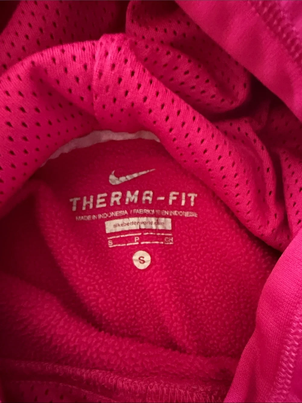 Nike Hot Pink Hoodie with Neon Yellow Swoosh